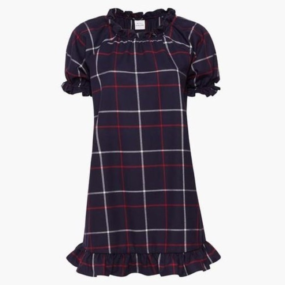 Hill House Blue Red Plaid Katherine Nap Dress